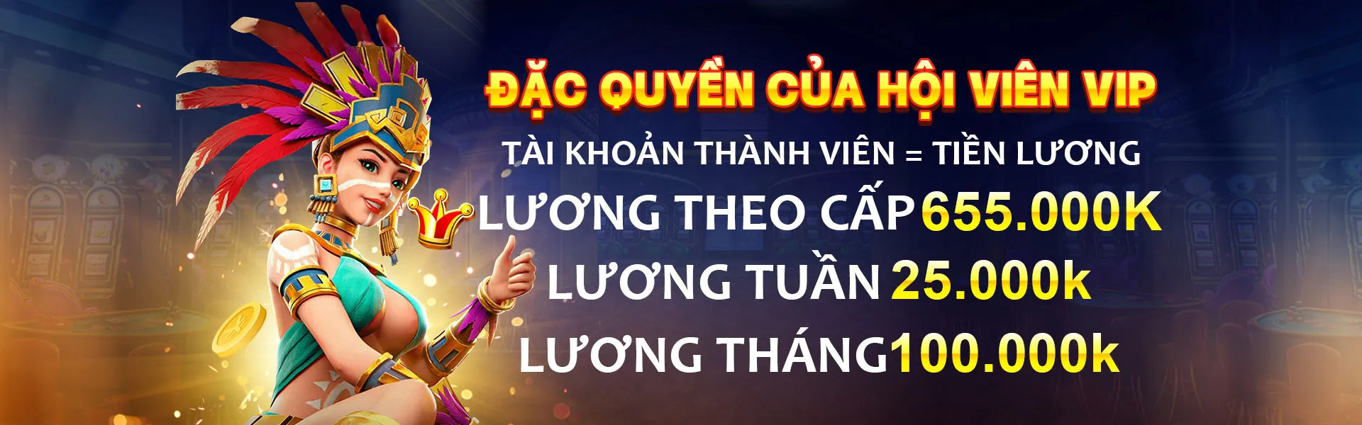 Bảng xếp hạng các cấp độ VIP zo88